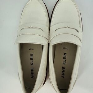 Anne Klein Cream Loafers